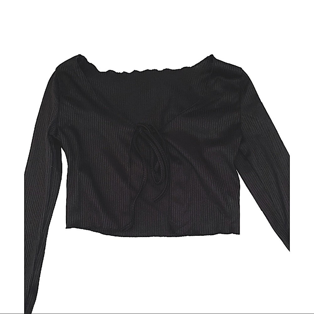 Front Tie Sweater